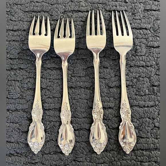 Oneida Silver Louisiana (Stainless) Forks (4) Community Stainless